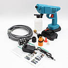 Акумуляторна мийка високого тиску + Подарунок Рушник з мікрофібри для авто 30х30см / Автомобільна міні мийка, фото 9