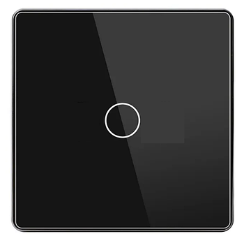 Бездротовий сенсорний вимикач 1DAL | Розумна кнопка сценарію ZigBee+BLE | Чорний, 1 сенсор (ZBSC101.BL)