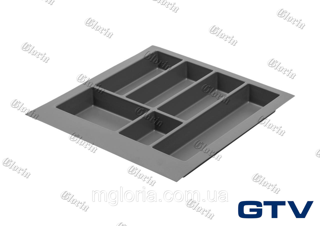 Лоток для столових приборів GTV Axispace графіт 500 мм