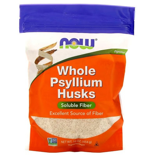 Подорожник Now Whole Psyllium Husks (454 грам.)
