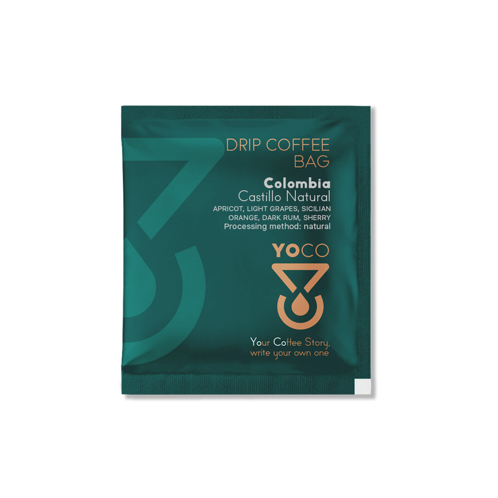 Drip Coffee Bag Colombia Castillo Natural (Упаковка 20 шт), фото 1