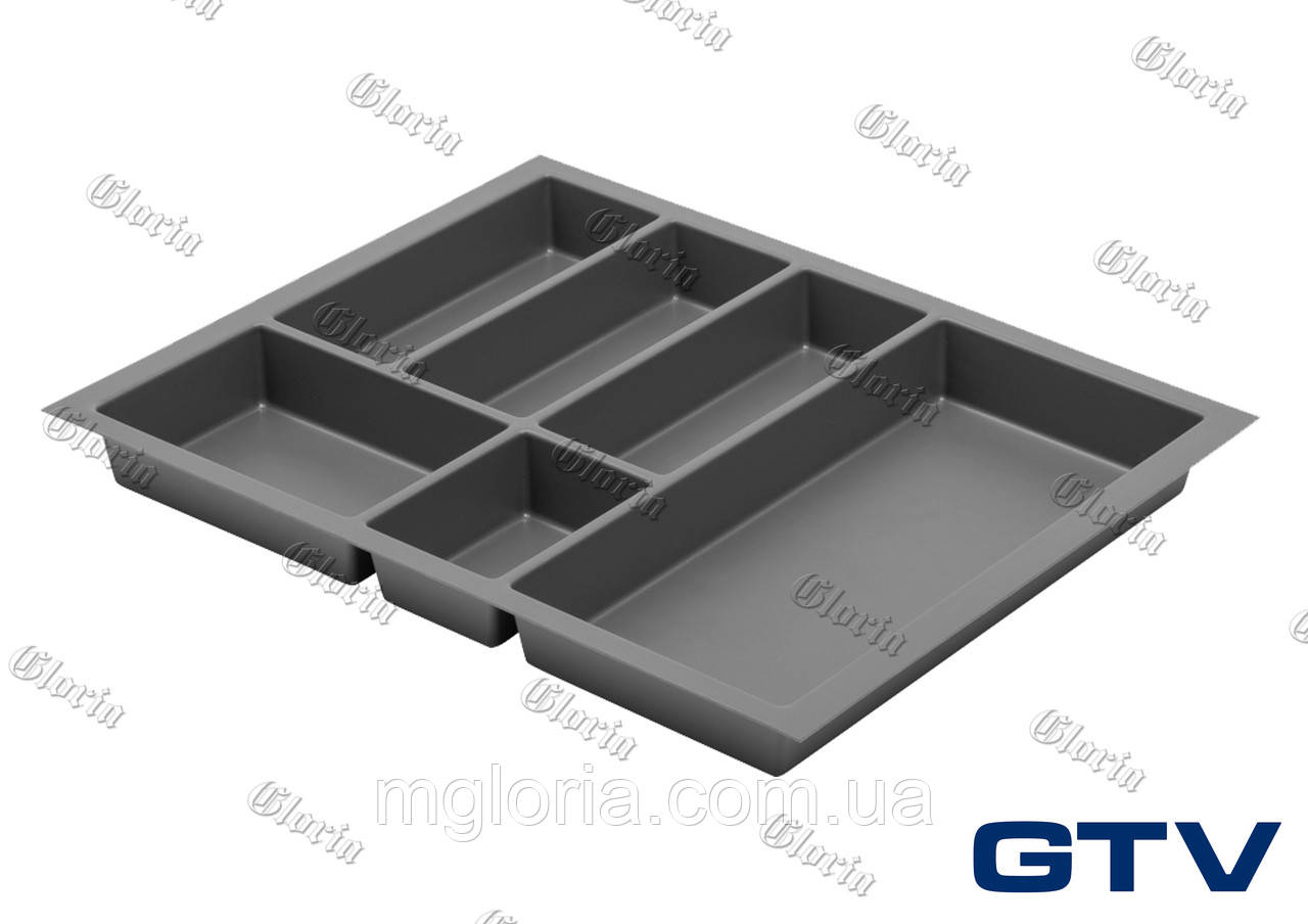 Лоток для столових приборів GTV Axispace графіт 600 мм