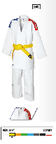 Дитяче дзюдоги Mizuno Kodomo Plus France JR біле 22GG1A3521, фото 5