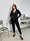 Жіночий прогулянковий весняний костюм кофта на блискавці штани джоггери трикотаж Алекс великого розміру VS, фото 2