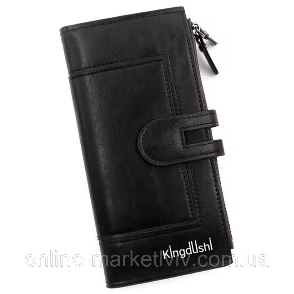Купить Женский кошелек с отделением для карточек 19,3х10,3х4см, Черный ...