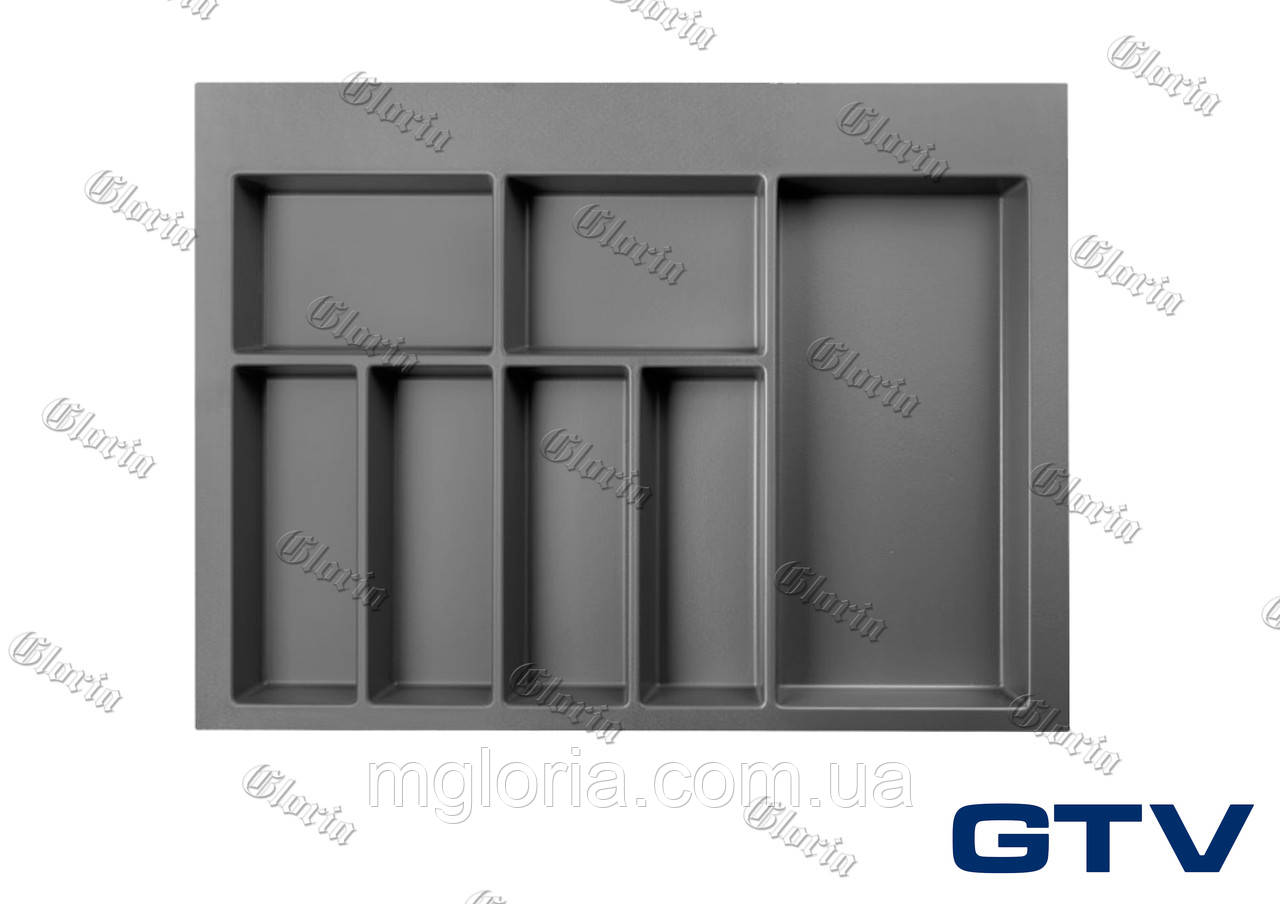Лоток для столових приборів GTV Axispace графіт 700 мм