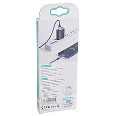 Кабель USB US-SJ543 U78 (USAMS) Lightning Digital Display Charging & Data Cable (USAMS) 1.2м белый, фото 3