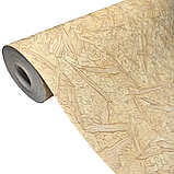 Шпалери вінілові 10 × 0.53 м Слов’янські шпалери 5785-04, обої бежеві, на кухню, в спальню, коридор, передпокій, вітальню, фото 2