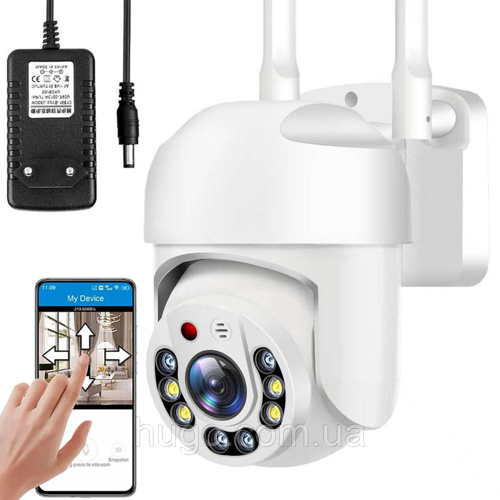 Уличная камера видеонаблюдения WiFi, 4MP, iCam365 / Вайфай камера ...