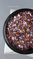 Гель для дизайну нігтів Saga Professional Galaxy Glitter №03, 8мл