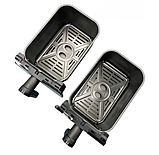 Аерогриль, аерофритюрниця, мультипіч на 2 ємності (13л 4200ВТ), фото 4