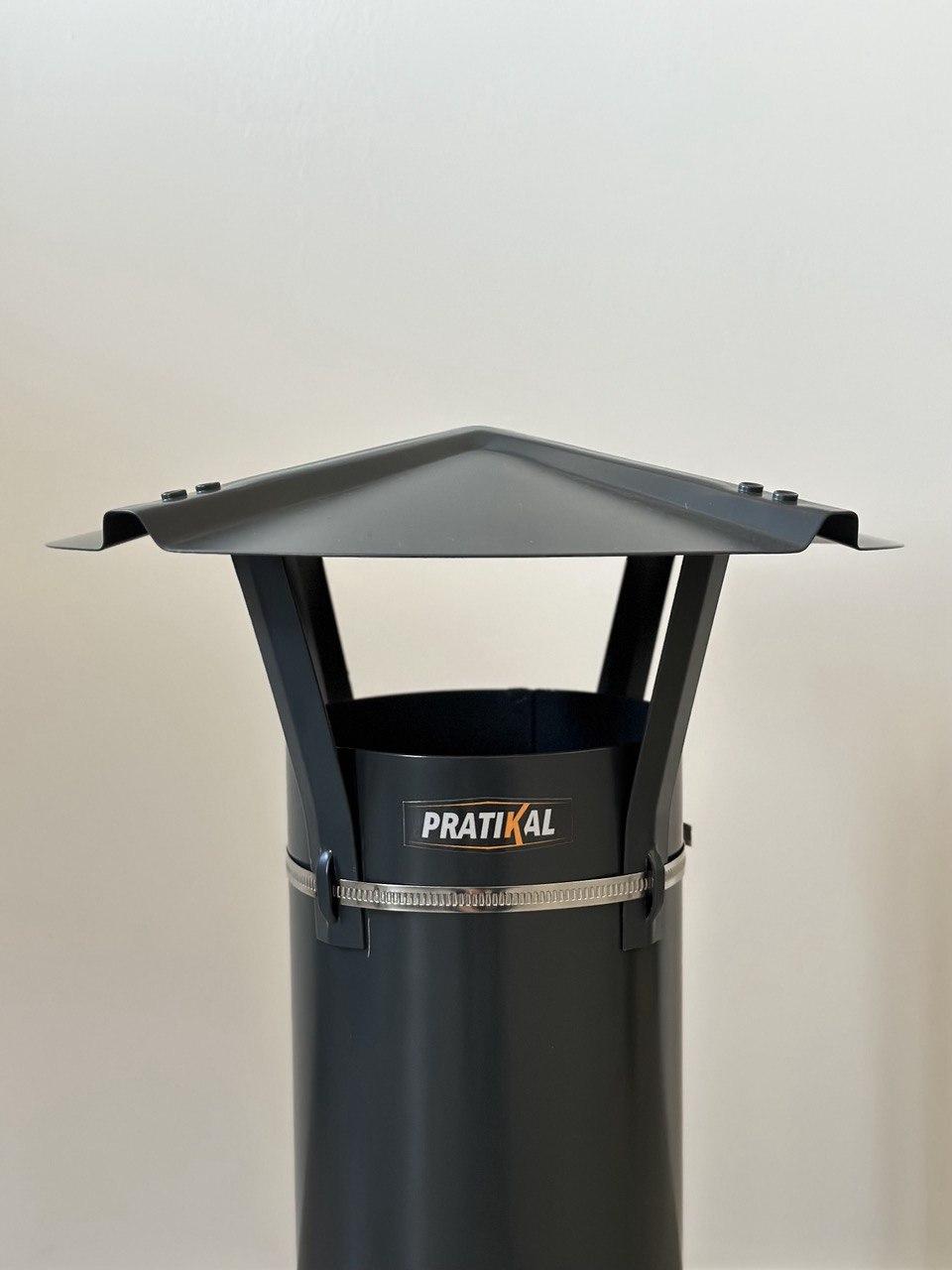 Грибок димохідний "Pratikal", на трубу Ø80-140мм - фото 1 - id-p2501175809