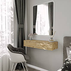 Підвісний туалетний столик Moreli T-226 Ш1000/В186/Г310 Дуб Аппалачі