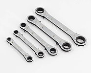 Набір накидних ключів з тріскачкою 5 од. 6-22 мм ALFA ALWRS5E-6-22, фото 4