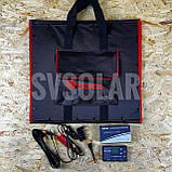 Складна, переносна, гнучка сонячна панель Dokio 160Вт 18В з контролером, роз'єм USB 5В 2А, фото 7