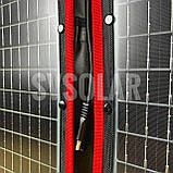 Складна, переносна, гнучка сонячна панель Dokio 80Вт 18В з контролером, роз'єм USB 5В 2А, фото 2