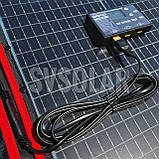 Складна, переносна, гнучка сонячна панель Dokio 80Вт 18В з контролером, роз'єм USB 5В 2А, фото 5