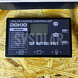 Складна, переносна, гнучка сонячна панель Dokio 80Вт 18В з контролером, роз'єм USB 5В 2А, фото 7
