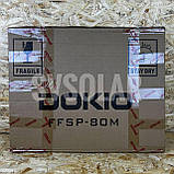 Складна, переносна, гнучка сонячна панель Dokio 80Вт 18В з контролером, роз'єм USB 5В 2А, фото 10