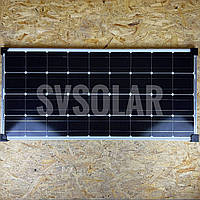 Монокристалічна, скляна, каркасна сонячна панель JINGYANGPV 18V 100Вт GLASSSPANEL100W