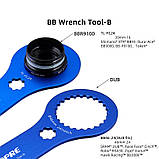 Ключ для зняття велошатуна 46мм Toopre BB Wrench Tool-B TL-FC-24, фото 8