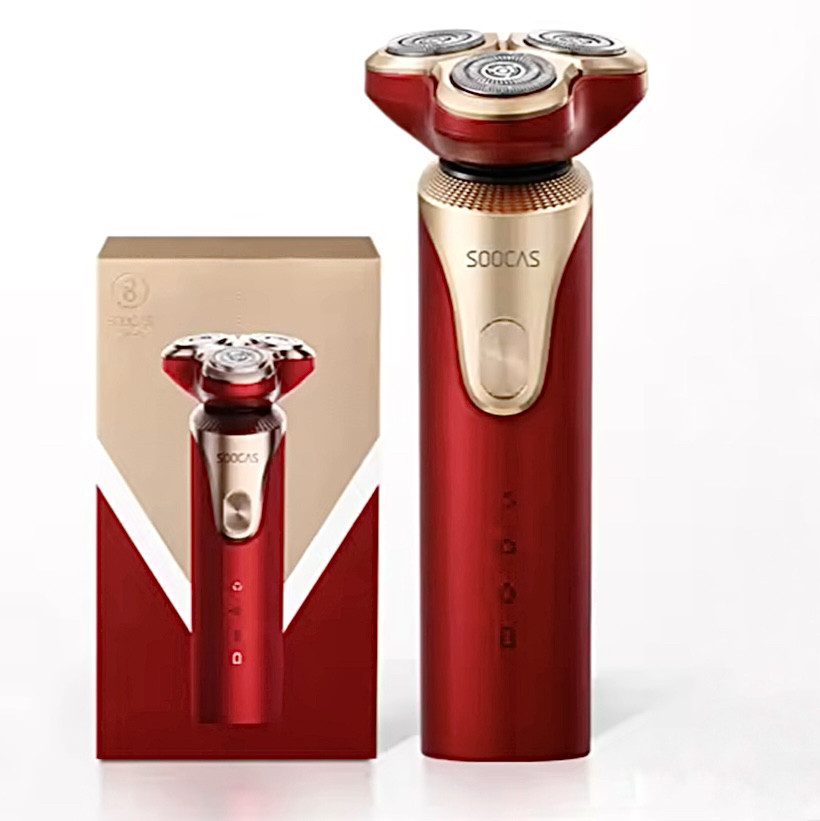 Електробритва чоловіча Xiaomi Soocas Electric Shaver S3 Red/Gold