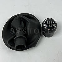 Ручка и чехол КПП, 5 ступка (VW Transporter T5 T5.1 T6 2003, 2005-2015)