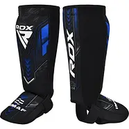 Захист для гомілок та стоп RDX NEOPRENE SHIN INSTEP IMMAF-1-BLUE-S, фото 3