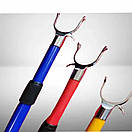 Палка Знімач 195 см для зняття Одягу Телескопічна з металевим гачком, фото 3