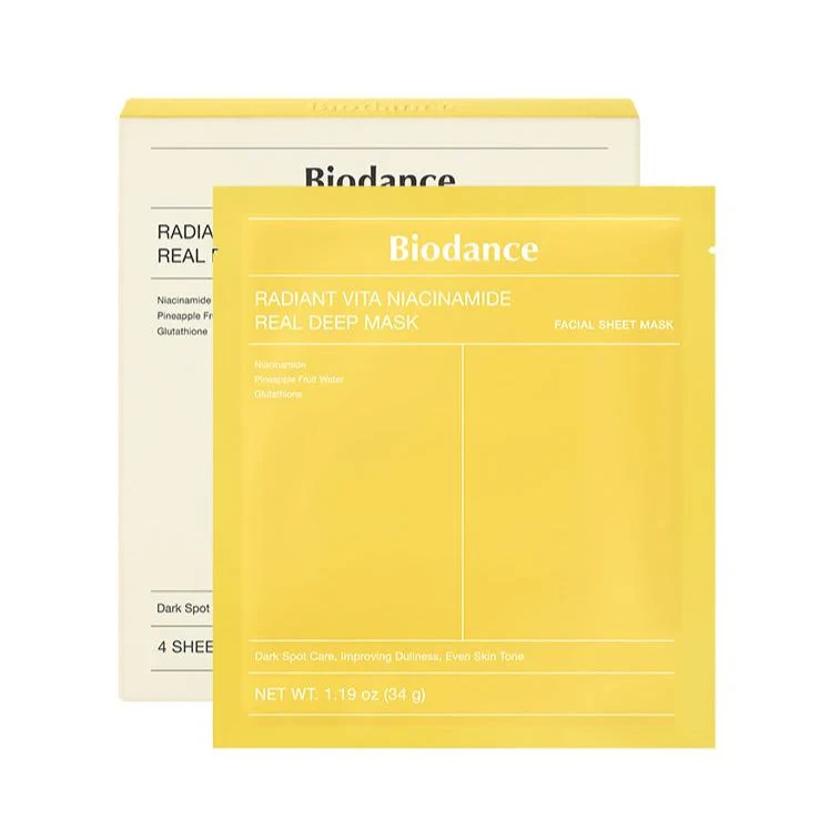 Нічна гідрогелева маска з ніацинамідом Biodance, 45 гр (361459)