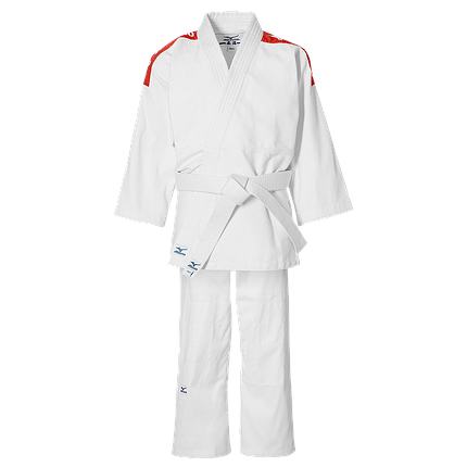 Дитячі дзюдоги з білим поясом Mizuno Kodomo Plus Belt Set JR біле 22GG1A3511-62, фото 1