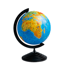 Глобус 160мм фізичний Марко Поло