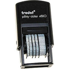 Мінідатер 3.8мм пластиковий TRODAT 4810 Bank