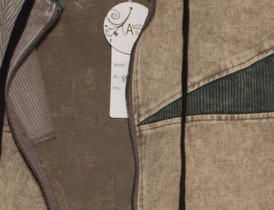 Джинсовий кардиган-кутрка oversized батал коттон 2XL,3XL,4XL,5XL беж, фото 5