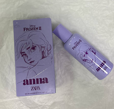 Дитяча туалетна вода Zara Frozen II Anna 50мл, фото 3