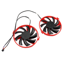 Вентилятор (кулер) First D 53868 для відеокарти XFX RX 460 комплект 2шт (FDC10U12S9-C)