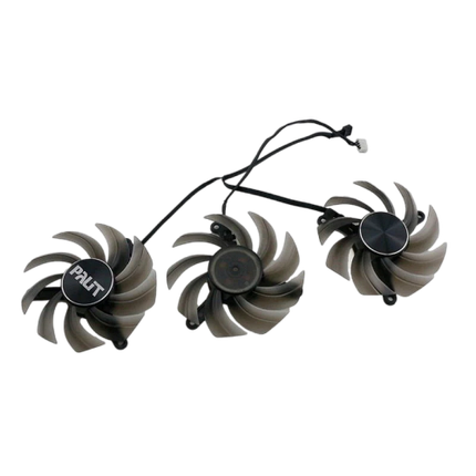 Вентилятор (кулер) Taihui 3204 для відеокарти Palit RTX 3060 Ti 3070 3080 GamingPro комплект 3шт (TH8015S2H-PC001), фото 1