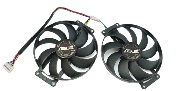 Вентилятор (кулер) First D 18431 для відеокарти Asus Dual Evo GTX 1660 \ RTX 2060 (FDC10H12S9-C), фото 1