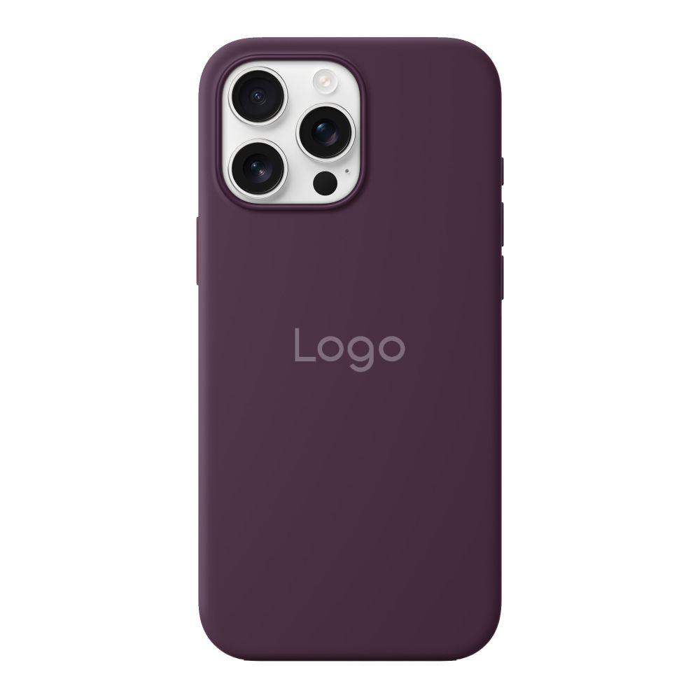 Чохол Silicone Case with MagSafe для iPhone 16 Pro Колір Plum