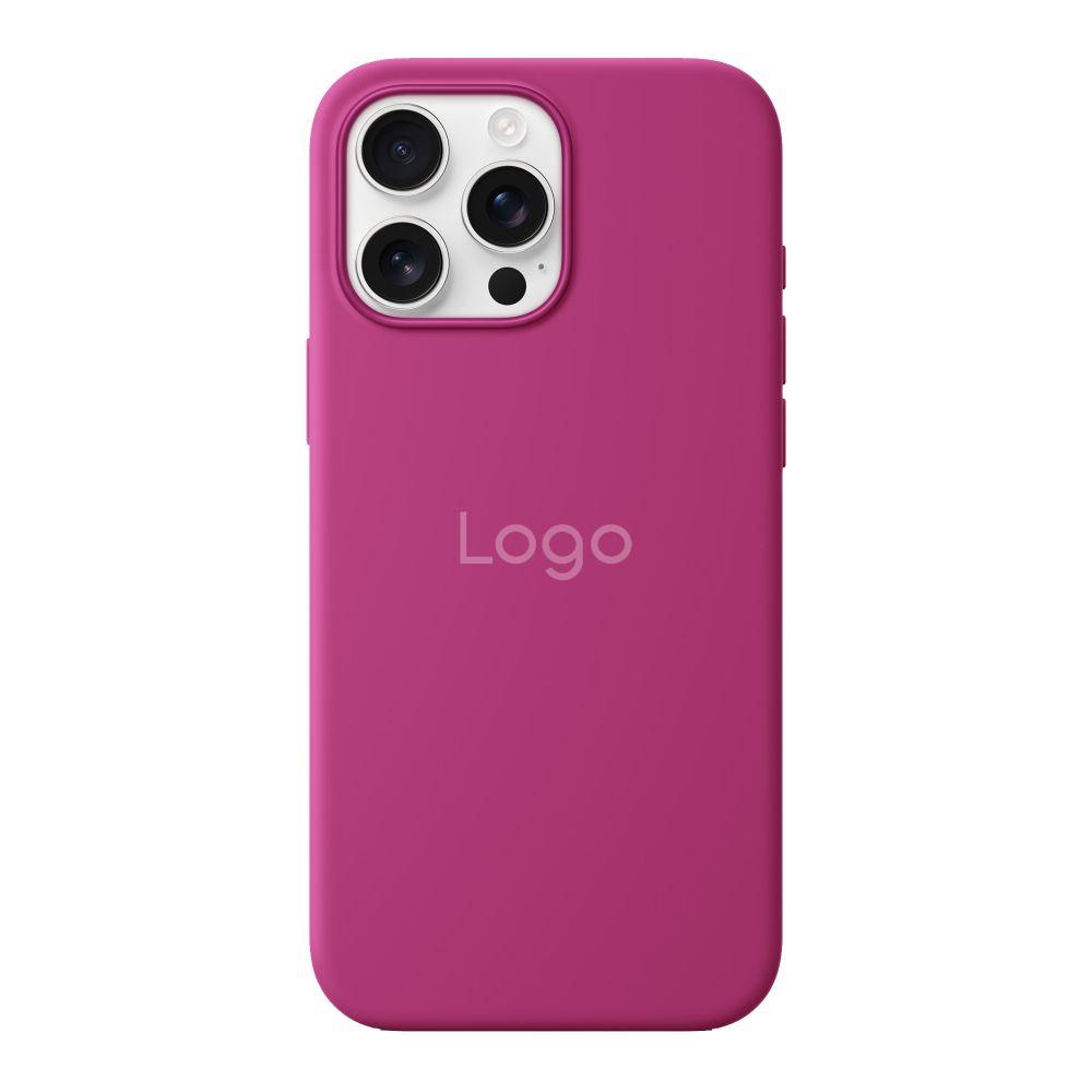 Чохол Silicone Case with MagSafe для iPhone 16 Pro Max Колір Fuchsia