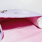 Дитяча сумочка і рюкзак комплект 2 в 1 20*20 см з довгим ремінцем принт у різних варіантах Nina, фото 3