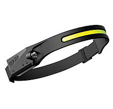 Потужний ліхтарик на голову BL-G28+COB+XPE з червоним світлом і датчик руху