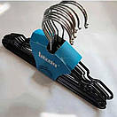 Силіконові дитячі плічки вішалки металеві для одягу 10 шт, фото 4