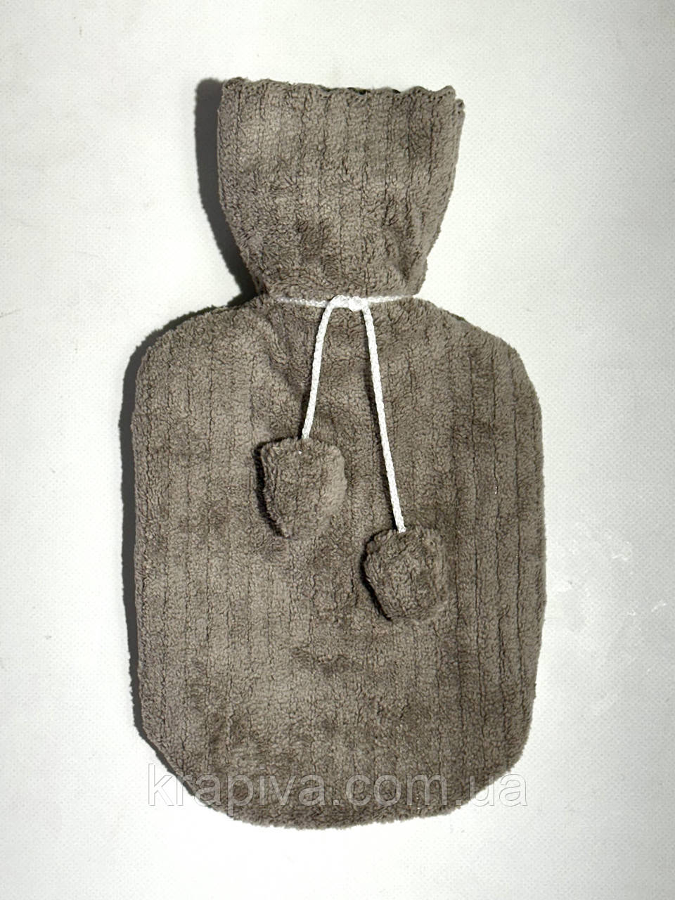 Грілка багаторазова водна в чохлі, водяна гумова грелка тепла для тіла рук ніг, дитяча доросла тип А, фото 1