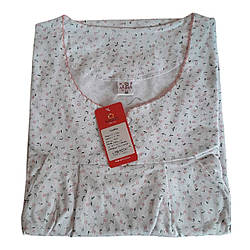 Нічні сорочки жіночі 100% бавовна Andin без рукав розмір 48-50