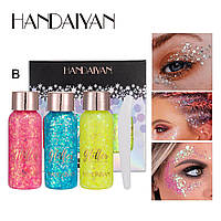 Набір гліттерів для волосся та тіла A