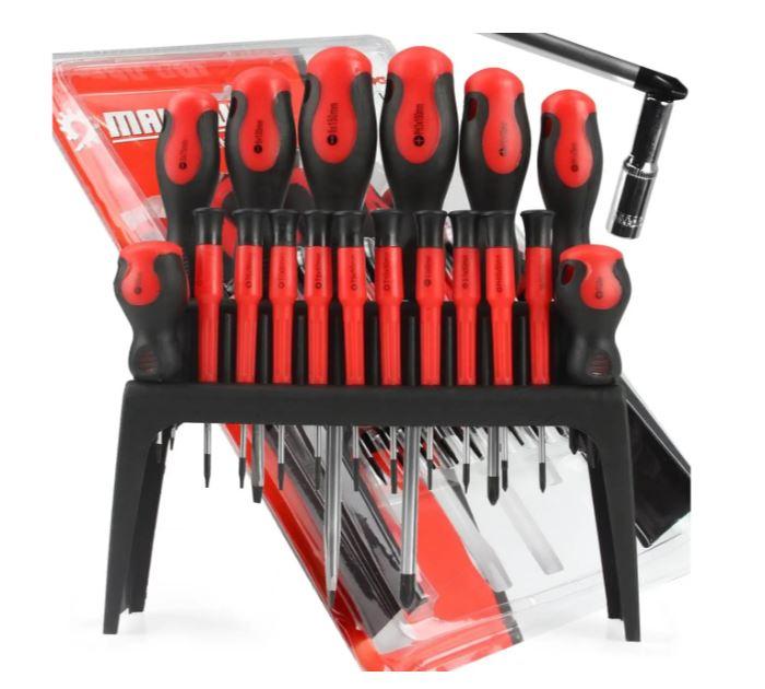 Набір викруток на підставці 18 шт. MAR-POL M61008