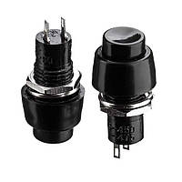 Кнопка Daier DS-450, OFF-ON, 2pin, 1A 250V, чорна