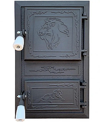 ДВЕРЦЯТА ДЛЯ ПЕЧІ IRON FIRE BEN 300х470 мм