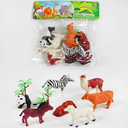 Набір тварин TK 1674 "TK Group", 6 фігурок, у пакеті, фото 1